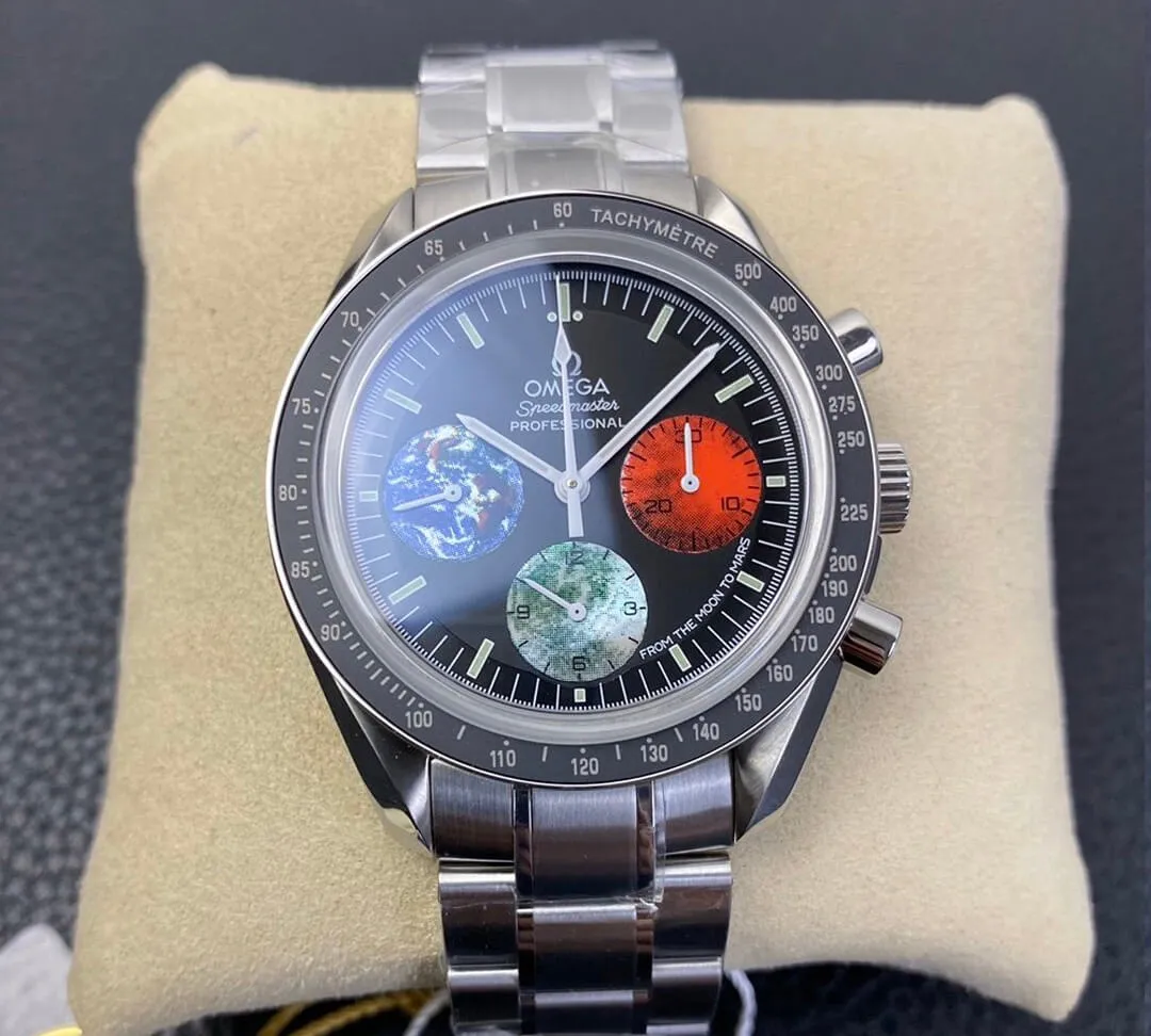 Omega Speedmaster 3577.50.00 OM Factory 1:1 Best Edition Replica Watch Black Bezel